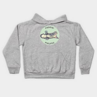 Pretty Platypus Portrait Kids Hoodie